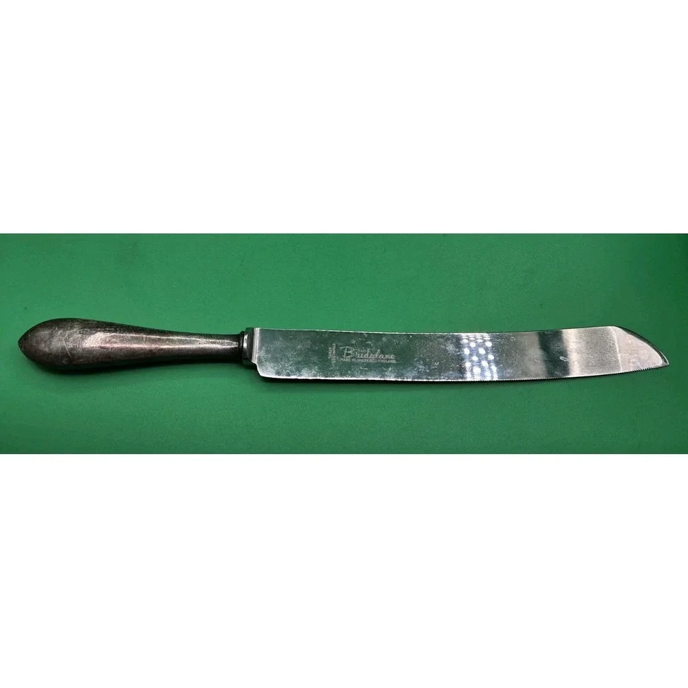 Bridalane‎ Wedding Cake Knife /w .925 Sterling Silver Handle Sheffield England